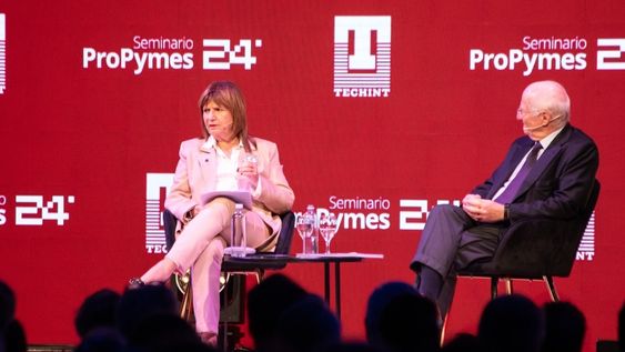 Patricia Bullrich participó del Seminario Propymes organizado por el Grupo Techint