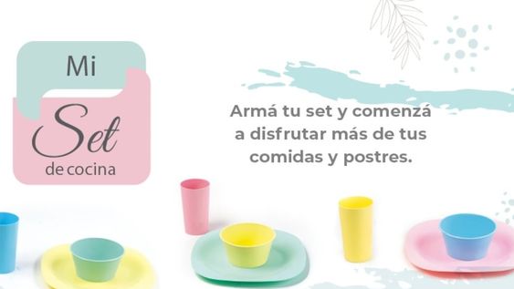 ¿Querés armar un set de cocina ideal para tu mesa de cada día?