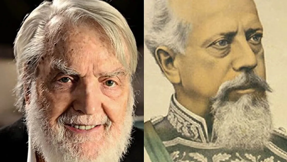 Osvaldo Bayer y Julio Argentino Roca.
