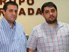Juan Pablo Beacon (derecha) junto a Pablo Toviggino.