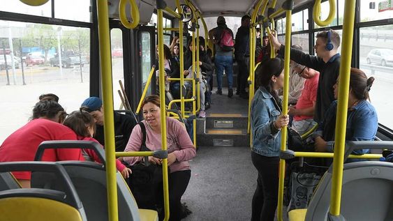 Transporte público de pasajeros en Mendoza Foto: José Gutierrez / Los Andes