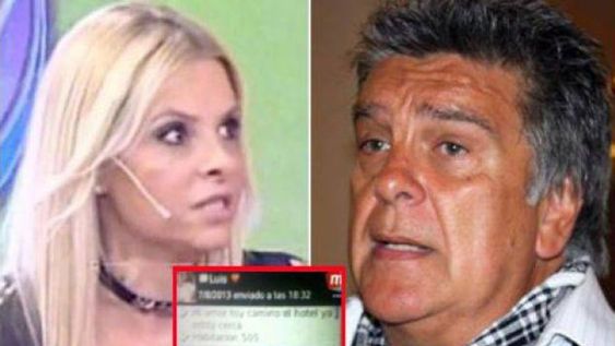 Fabiana Liuzzi no para: mostró todos sus chats con Ventura