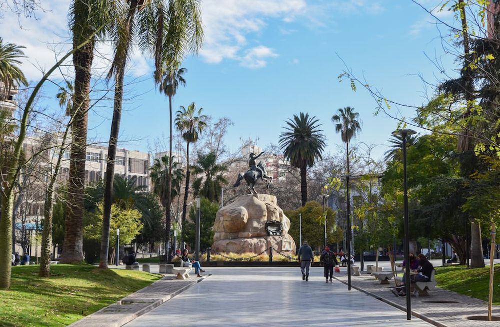 Ascenso de la temperatura en Mendoza.