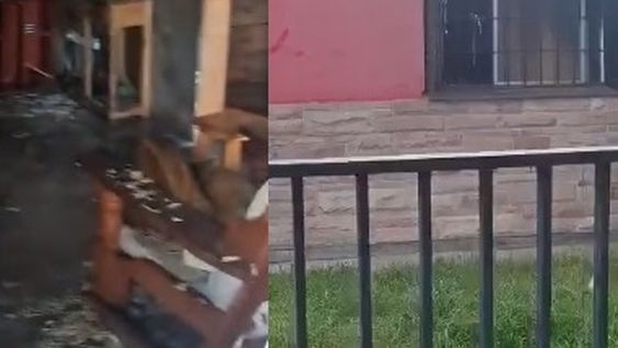 Llegó borracho, provocó un incendio en su casa y se acostó a dormir: lo rescataron de milagro