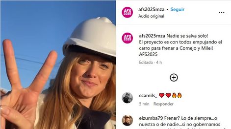 Las elecciones 2025 tendrán con seguridad una animadora kirchnerista: la senadora nacional Anabel Fernández Sagasti.