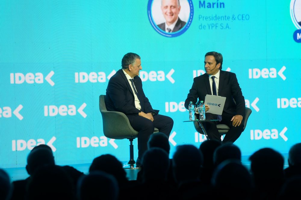 Horacio Marín, CEO de YPF en Coloquio Idea: Vamos a lograr que Argentina  exporte 50 mil millones de dólares