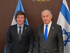 Javier Milei y Benjamín Netanyahu, primer ministro de Israel