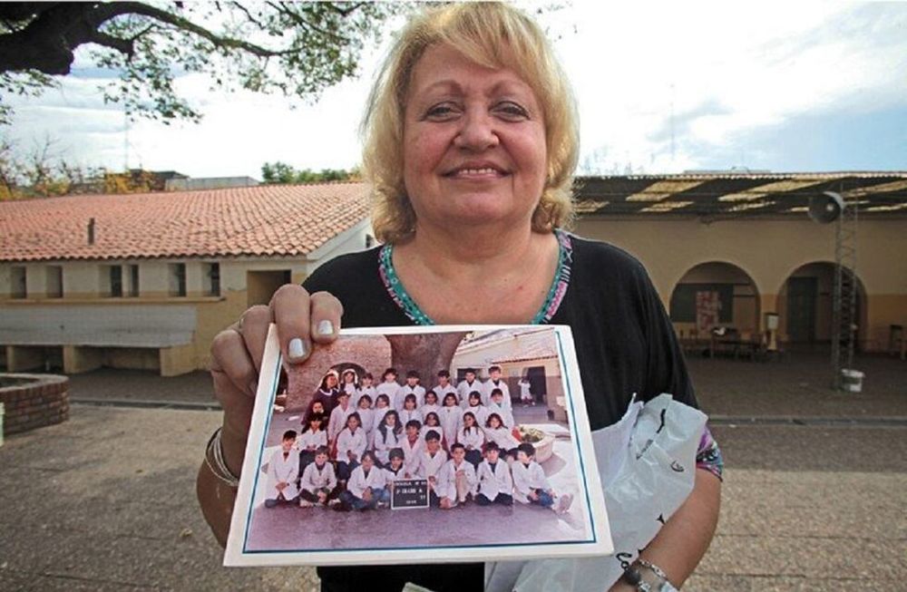 Mónica Dómina, primera maestra de Lionel Messi (Gentileza)