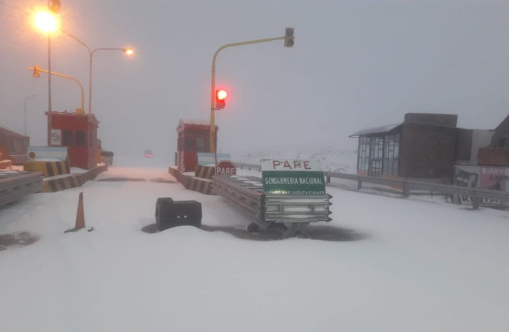 Nevada en Alta Montaña. Gentileza Gendarmería