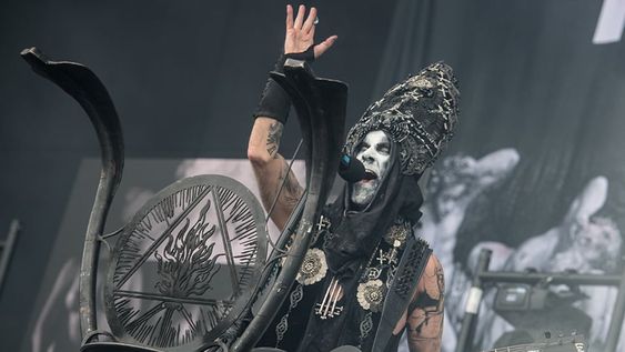 Adam Darski, el vocalista de la banda polaca de heavy metal “Behemoth”
