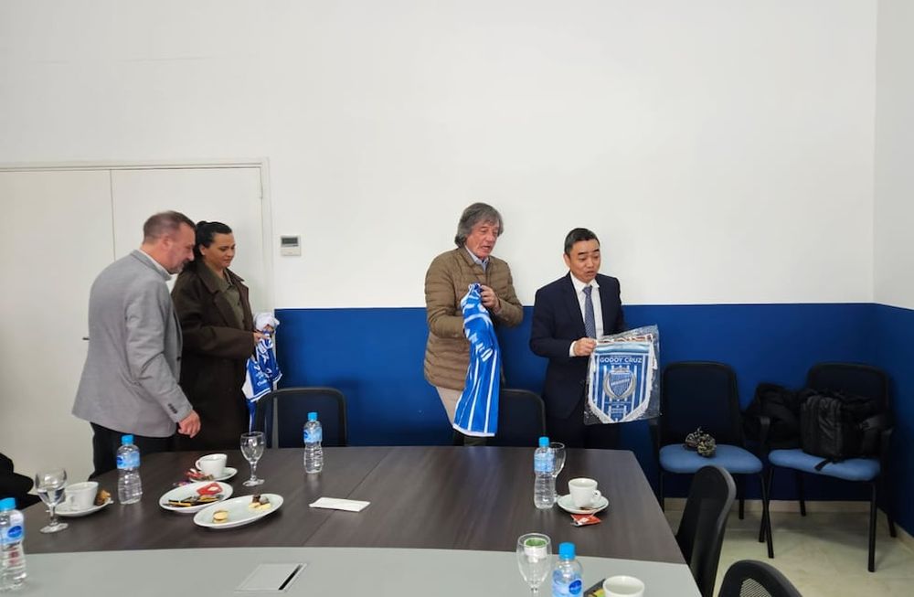 Fueron recibidos por su presidente, Alejandro Chapini - Gentileza
