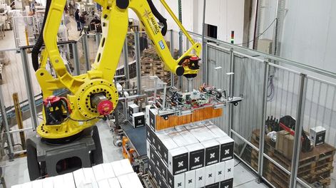 Los Andes | El Brazo Robot Paletizador MasPack.