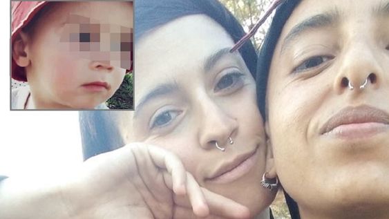 Magdalena Espósito Valiente y su novia Abigail Páez están detenidas por el crimen del pequeño Lucio Dupuy (5), ocurrido en La Pampa (Gentileza)