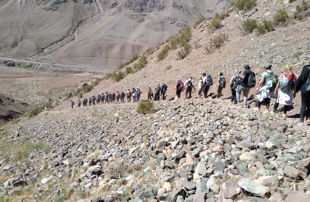 Penitentes, senderismo.