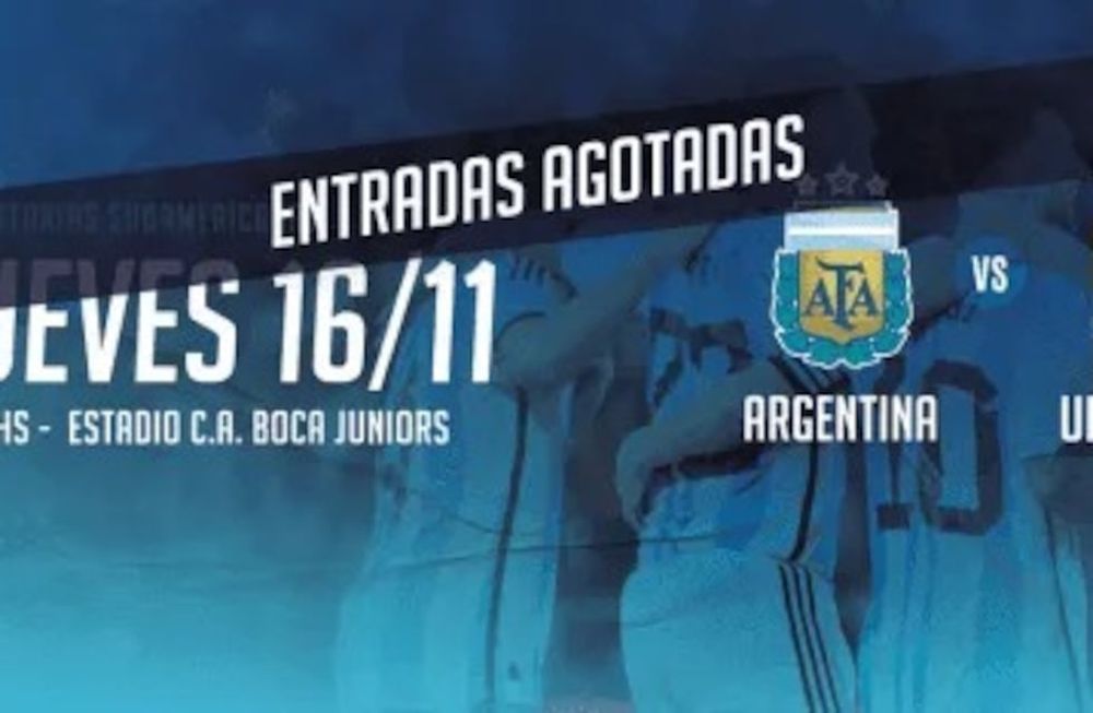 Entradas agotadas para el próximo partido de la Selección Argentina. / Gentileza.