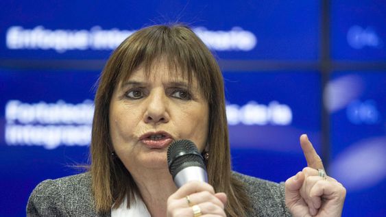 Patricia Bullrich, ministra de Seguridad de la Nación y senadora electa.