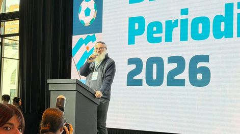 Eduardo Elsztain encabezó un encuentro con periodistas organizado por empresas del grupo IRSA en Buenos Aires.