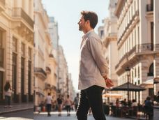 que significa caminar con las manos atras de la espalda, segun la psicologia