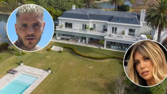 La casa de Wanda Nara y Mauro Icardi será rematada.
