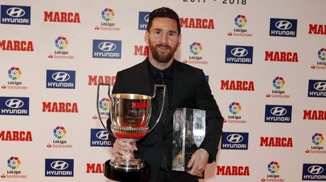 Messi espera el derby con otro premio