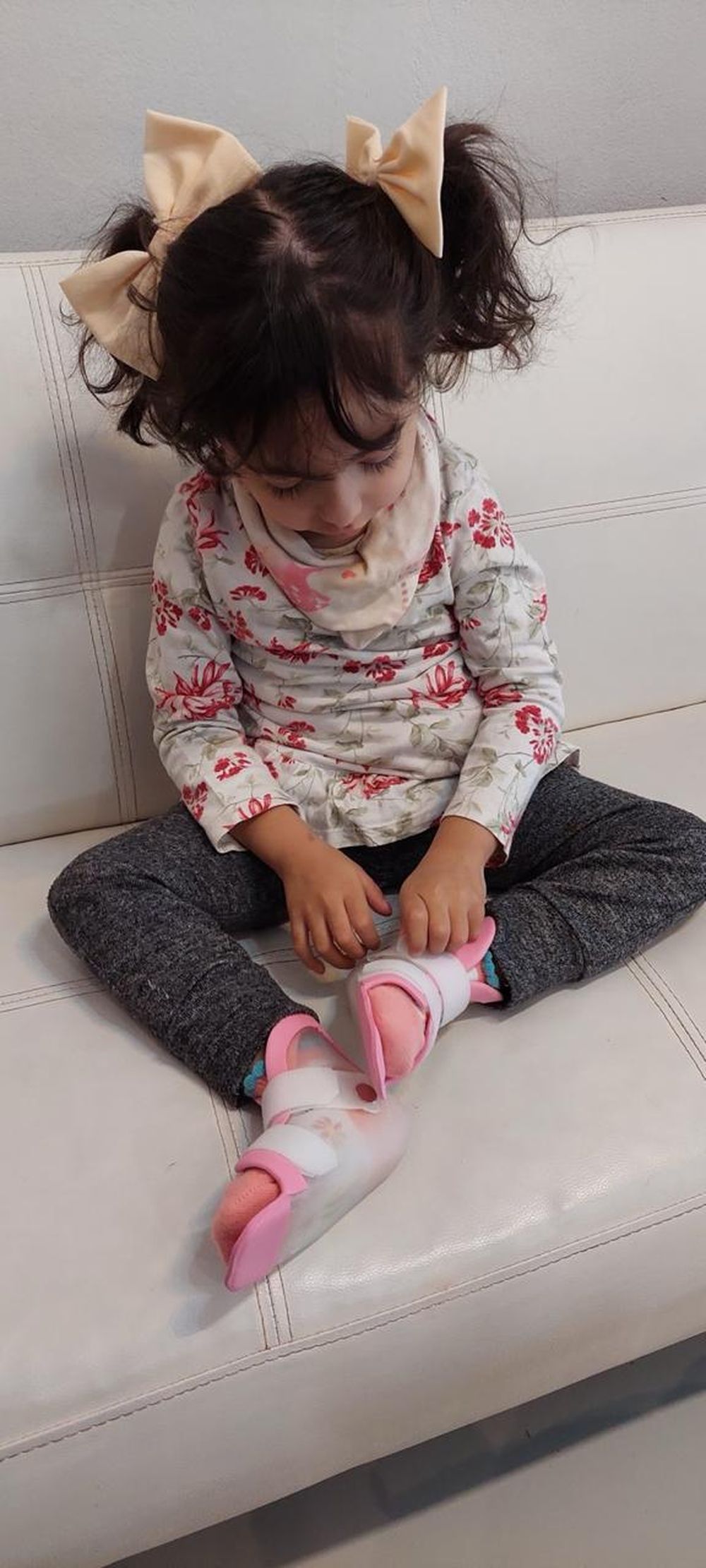 Martina tiene 6 años, el año que viene va empezar primer grado en una escuela de Malargüe, y tiene síndrome Vacter. Foto: Gentileza