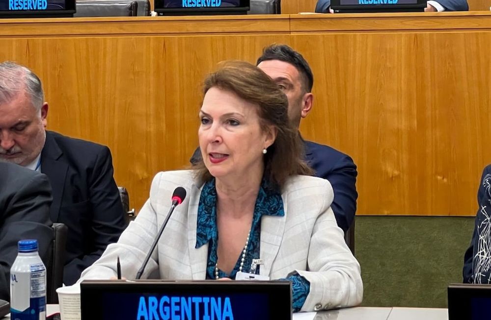 La ministra de Relaciones Exteriores, Diana Mondino viaja a Estados Unidos a una reunión de emergencia de la OEA por las elecciones en Venezuela. Foto NA: CANCILLERÍA
