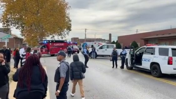 El bolso del estudiante de 6 años fue registrado por un miembro del personal de la escuela. No se encontró ningún arma en él. Foto: Gentileza Sky News