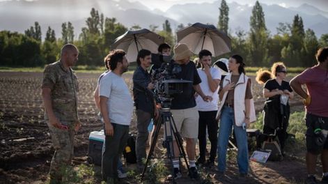 Rodaje de Ciudades de Refugio, una de las películas que participó del Cash Rebate.