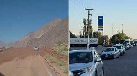 Tras los aludes, así está la ruta 7 habilitada: hay largas filas y demoras para ir a Chile