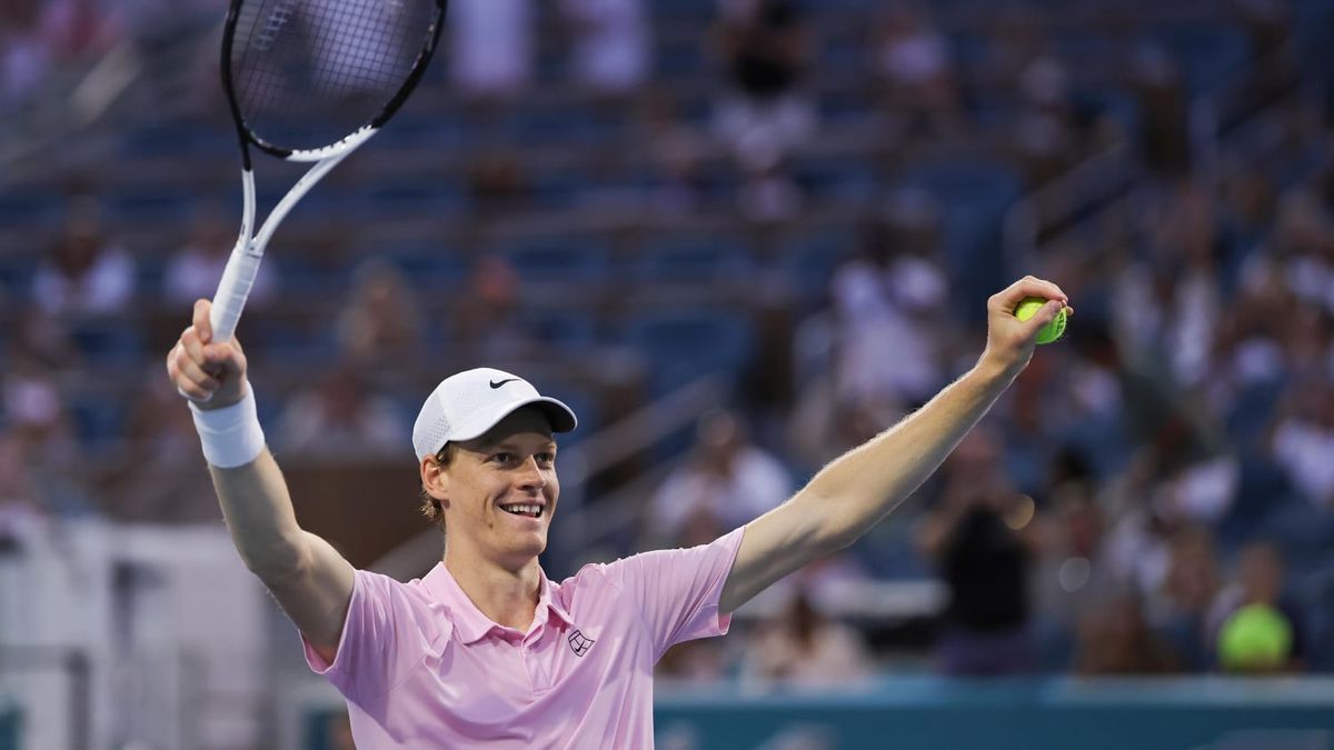 Jannik Sinner ganó el Máster de Miami y sumó puntos en el ranking ATP