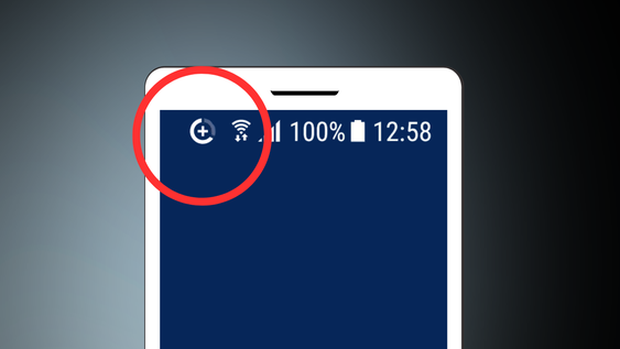 ¿Viste este símbolo en tu celular? Esto es lo que significa.