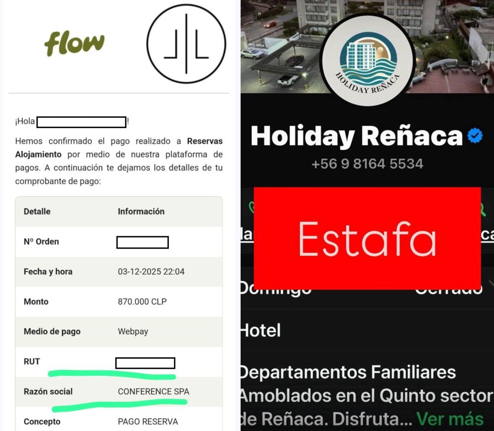 Estafas a argentinos con un alquiler de departamento en Reñaca