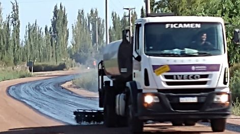 Vialidad Mendoza comenzó obras en importantes calles de San Rafael y en el desvío de carga pesada