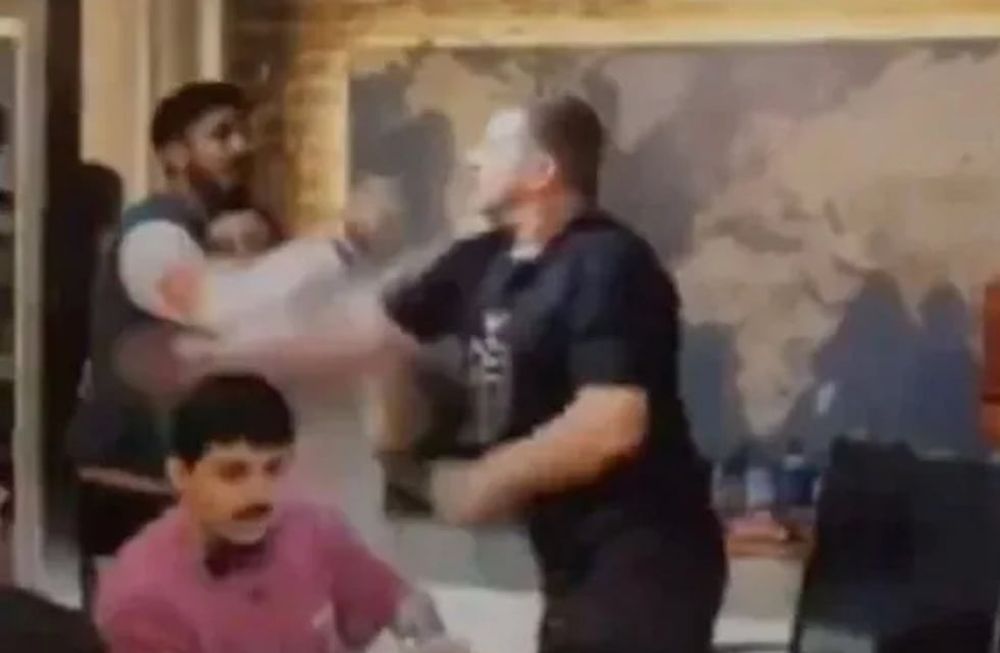 El Turco García se agarró a piñas con “Camisetas Nani” en su programa
