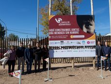 El Banco de Alimentos mostró los avances del futuro centro de operaciones