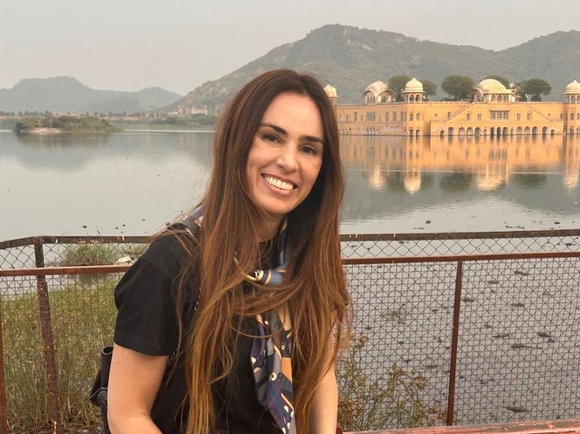 En la India, Florencia pintará un mural en una escuela de niños con discapacidad. | Foto: gentileza