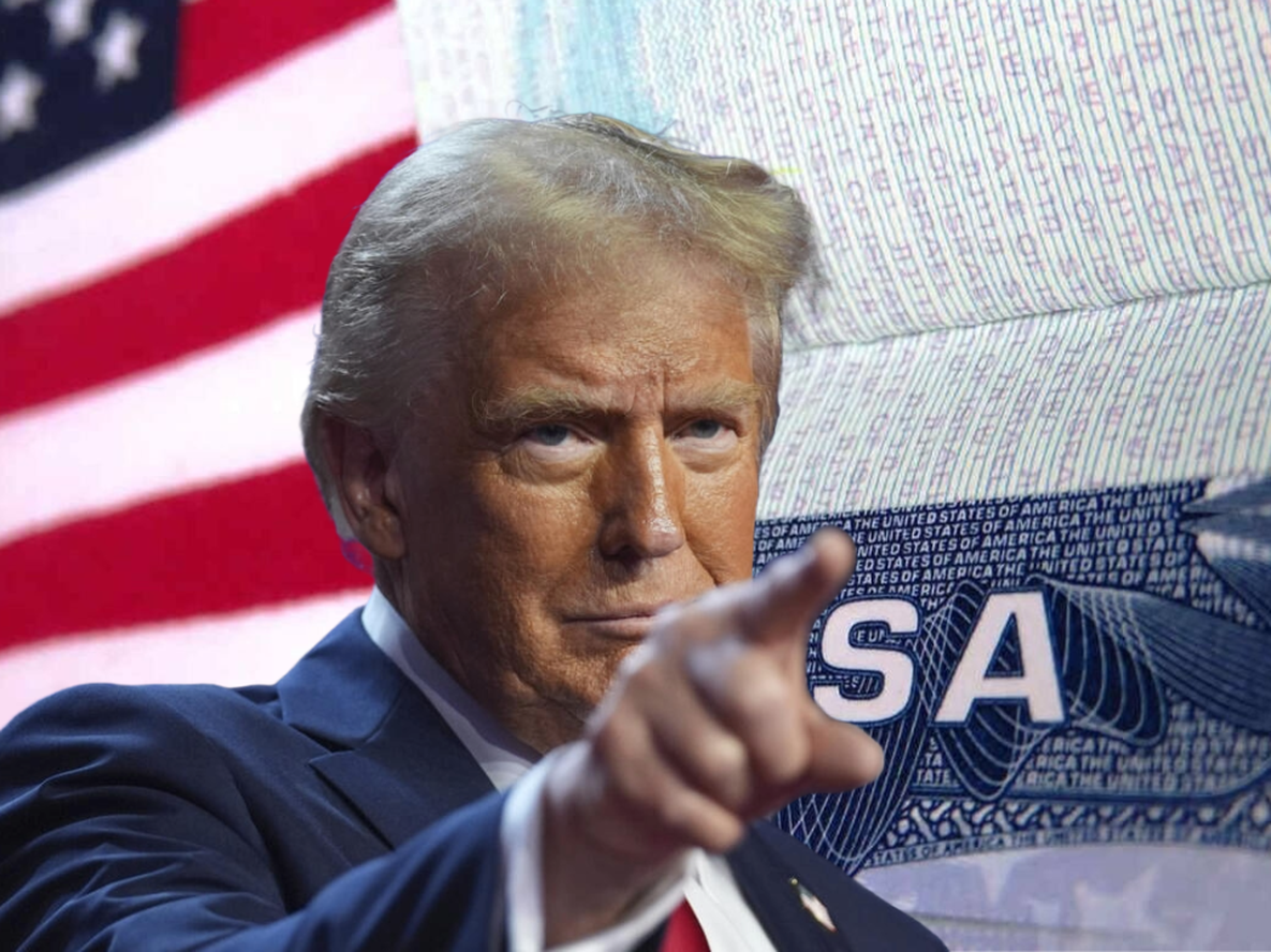Trump prepara una revocación masiva de visas para extranjeros que solicitaron asilo en Estados Unidos.
