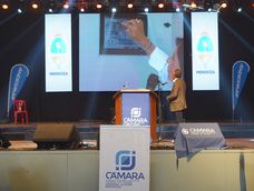 Alfredo Cornejo inauguró en vivo el acueducto de Monte Coman La Horqueta.