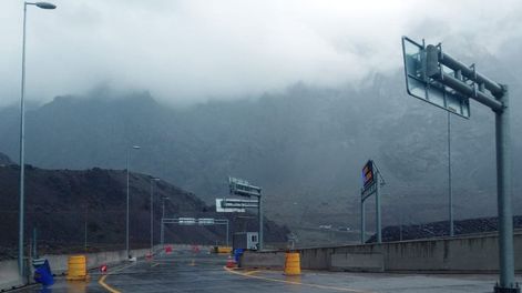 Así está ahora el paso a Chile.