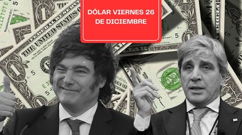 Está confirmado el precio que tendrá el dólar cuando abran los bancos este viernes 26 de diciembre