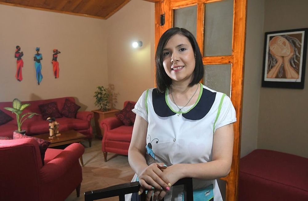 Paula Savio docente de escuela primaria, finalista del concurso Docentes que inspiran, llevó adelante un proyecto de alfabetización para alumnos de su escuela rural.Foto: José Gutierrez / Los Andes