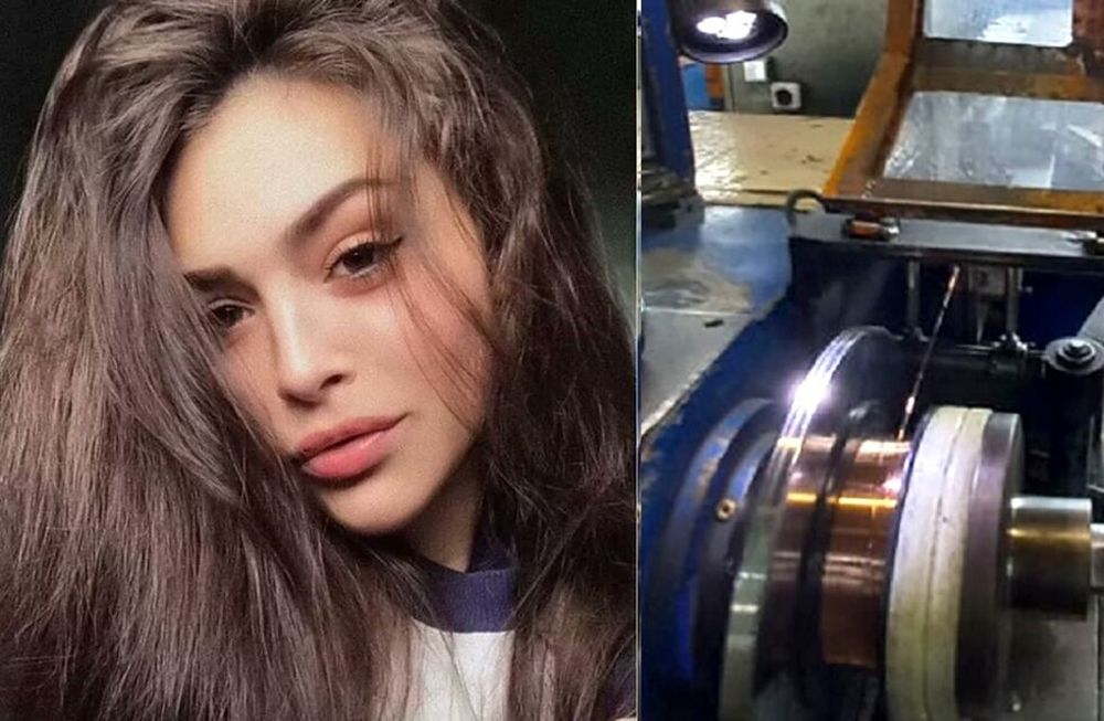La joven estaba viendo las instalaciones de la fábrica cuando una máquina le agarró el cabello.