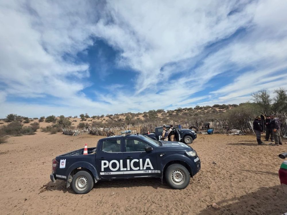 Dos cazadores furtitvos fueron detenidos en Lavalle. Gentileza Ministerio de Seguridad y Justicia. 