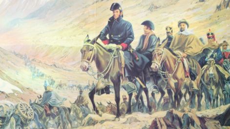 Los Andes | Óleo de Pedro N. Maggi.