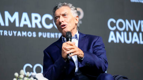 El ex presidente, Mauricio Macri