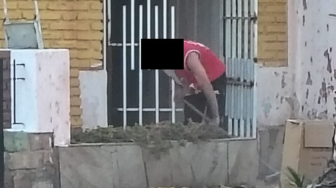 Okupas abandonaron la casa de un mendocino que vive en Europa y debió ser internado: así fue la retirada. Fotos: Gentileza