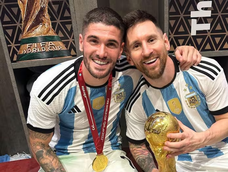 Emotivo mensaje de Rodrigo De Paul para su amigo y capitán Lionel Messi.