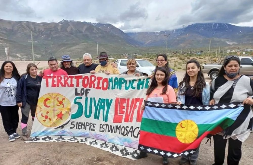 Miembros de la comunidad mapuche de Malargüe.