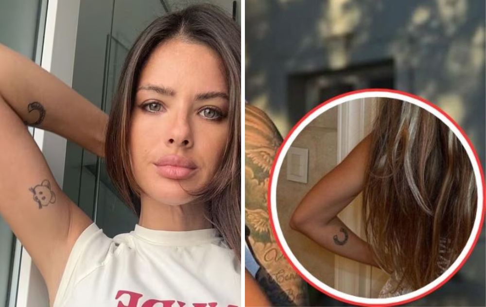 La China Suárez tiene tatuada una herradura.