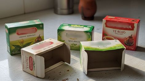 No las tires: reciclar las cajas de cartón de té está de moda y son ideales para ordenar
